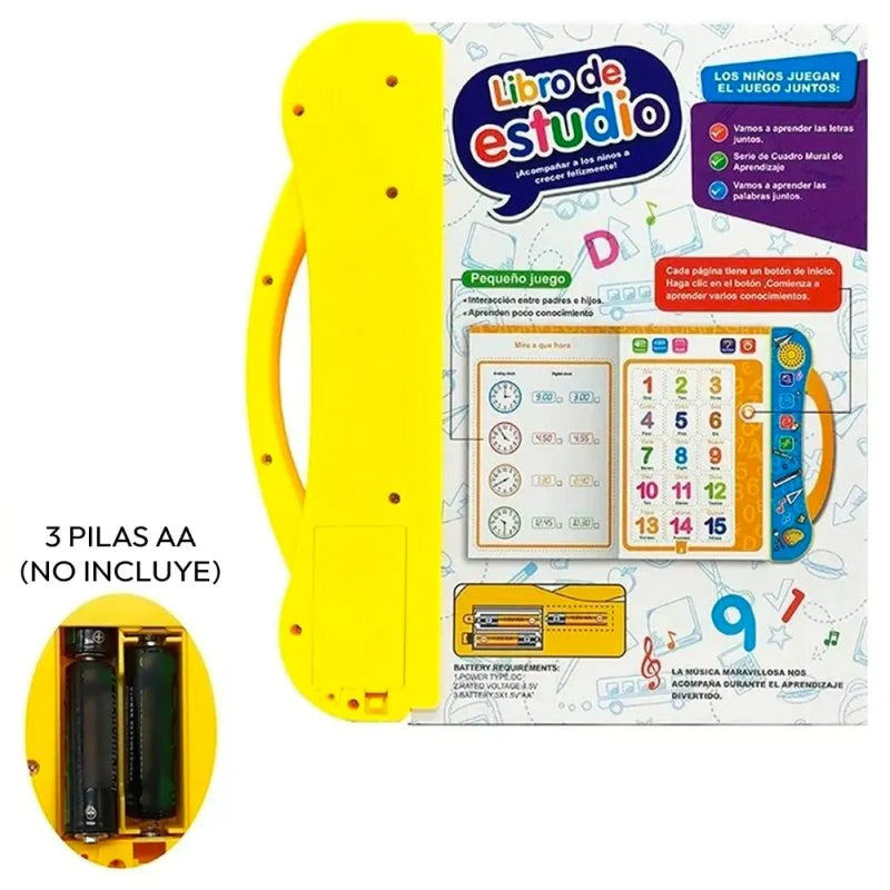 Libro Interactivo Bilingüe Aprendizaje para Niños