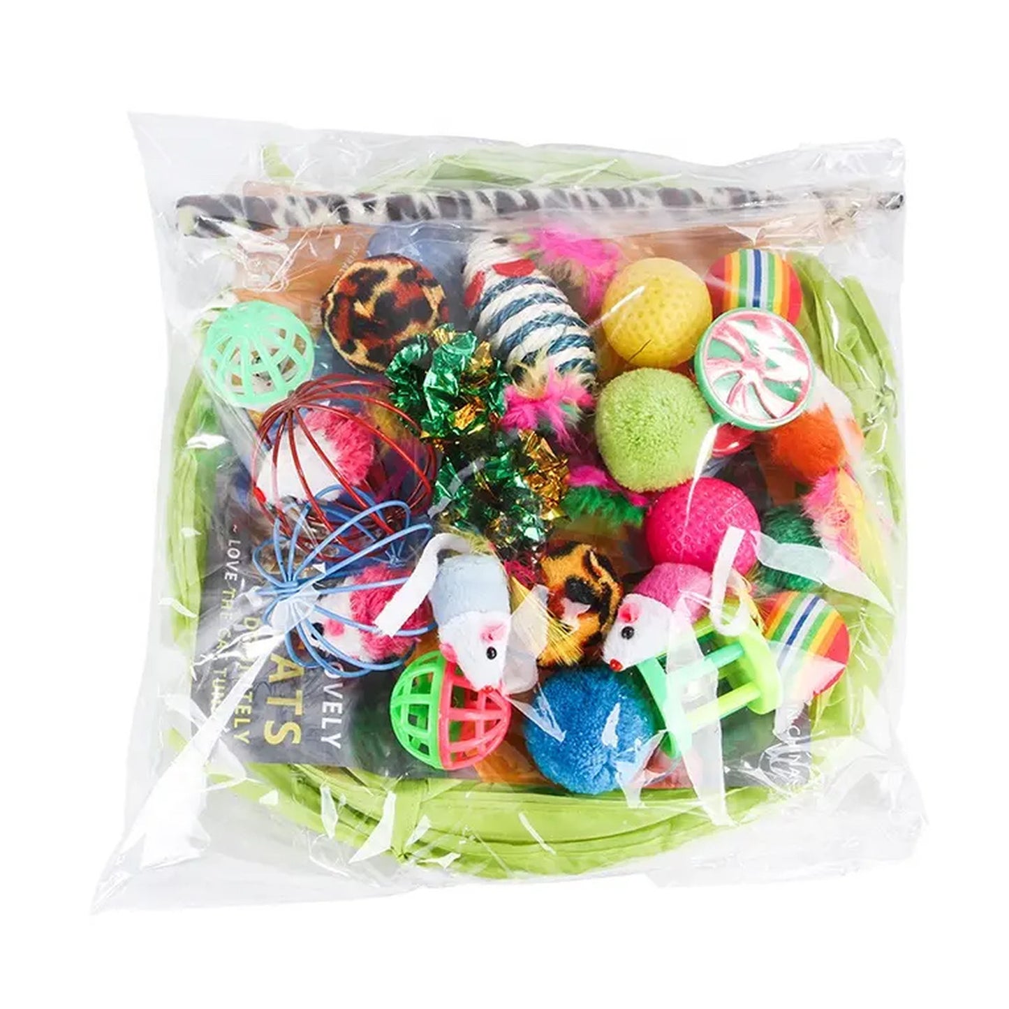 Set de 21 Piezas Juguetes para Gatitos Surtidos