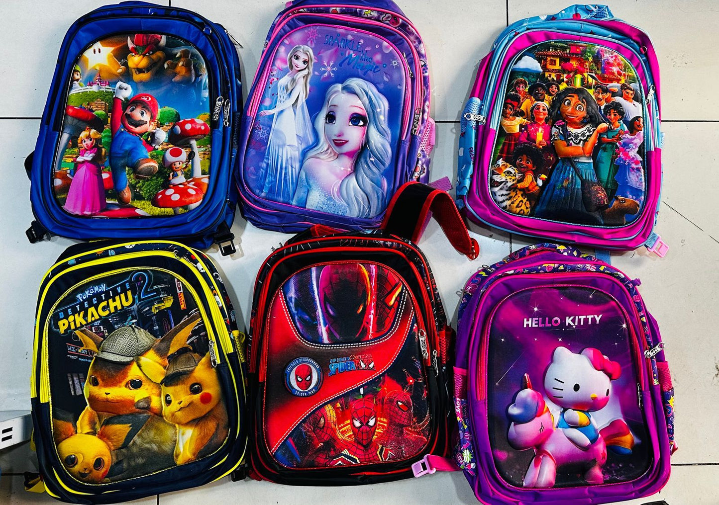 Mochila Escolar 3D Para Niños Varios Diseños