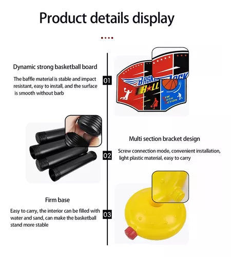 Aro De Baloncesto Elevable Juguete