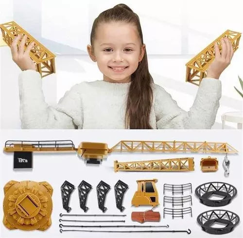 Grúa de construcción torre de altura 128 cms