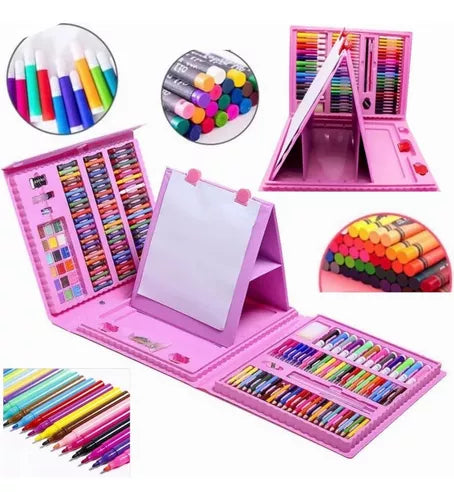 Set de Dibujo y Pintura con 208 pcs