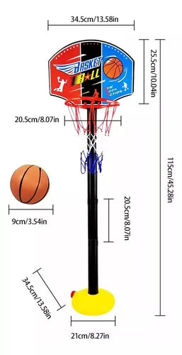 Aro De Baloncesto Elevable Juguete