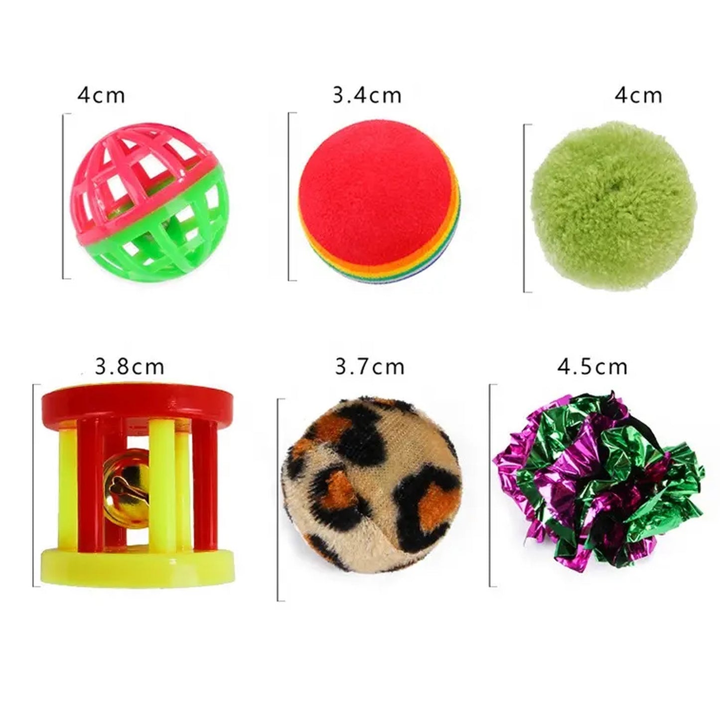 Set de 21 Piezas Juguetes para Gatitos Surtidos