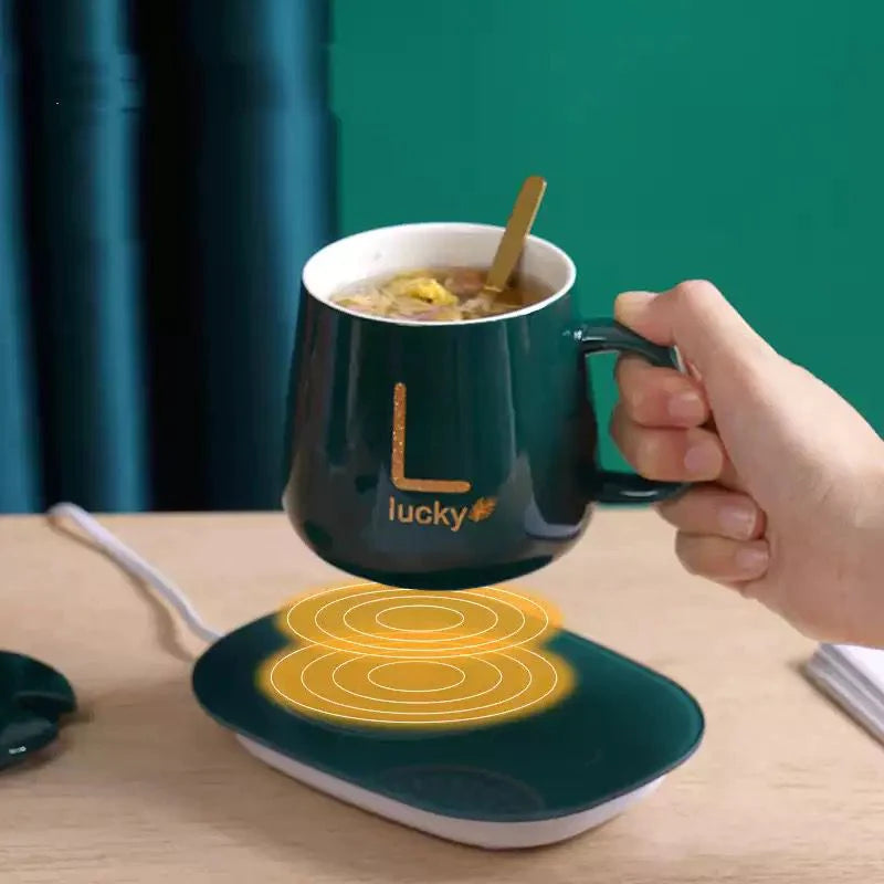 Taza De Café Con Calentador Eléctrico