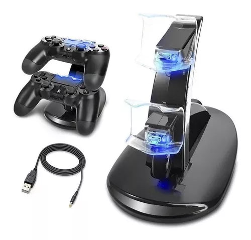 Cargador Doble Con Base Control Ps4 Dualshock