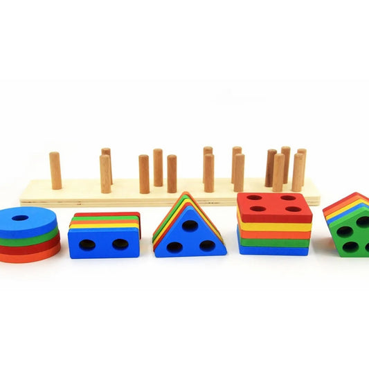 Juguete Didáctico De Encaje 20 Piezas