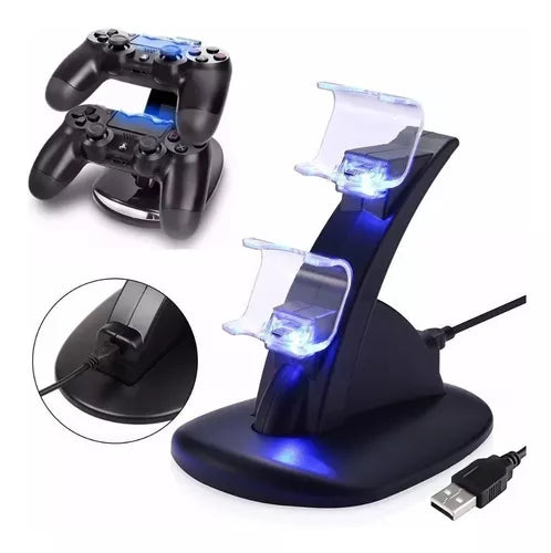 Cargador Doble Con Base Control Ps4 Dualshock