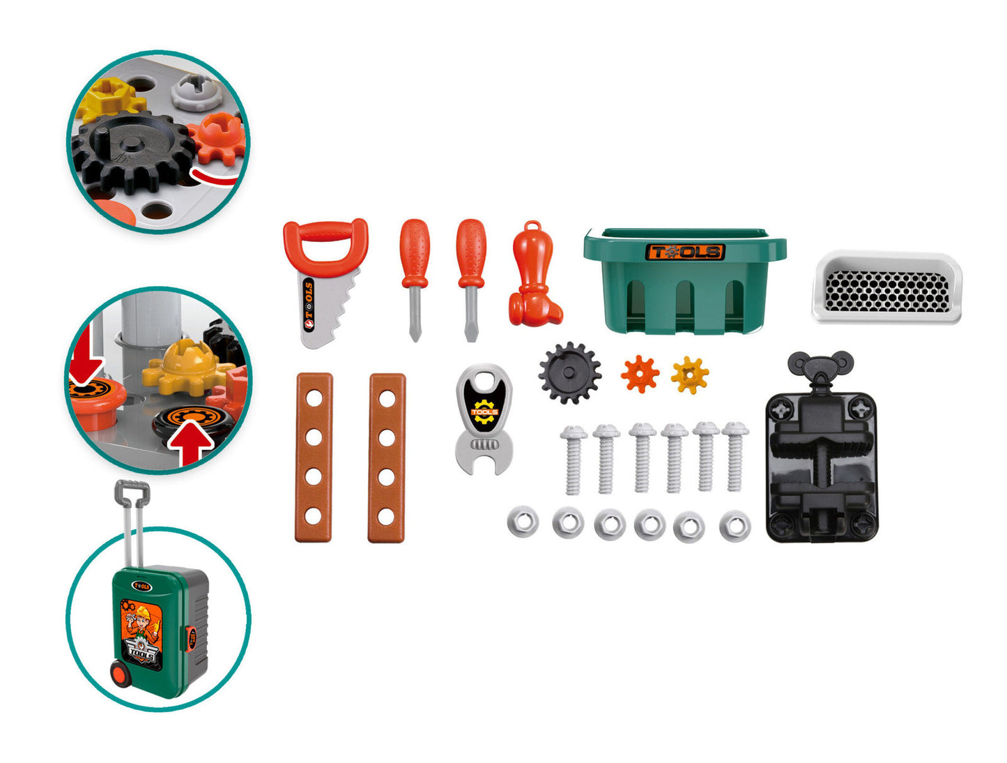 Set de Herramientas Juguete Construcción 3 en 1